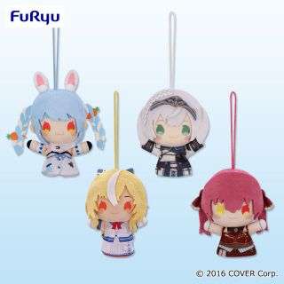 「官品現貨」Hololive FuRyu 掛飾公仔 3期生 (兎田ぺこら/ 不知火フレア/白銀ノエル/ 宝鐘マリン)