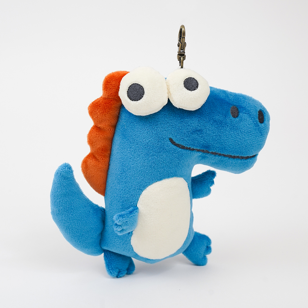 PIPPY 呆萌可愛小恐龍吊飾玩偶 藍