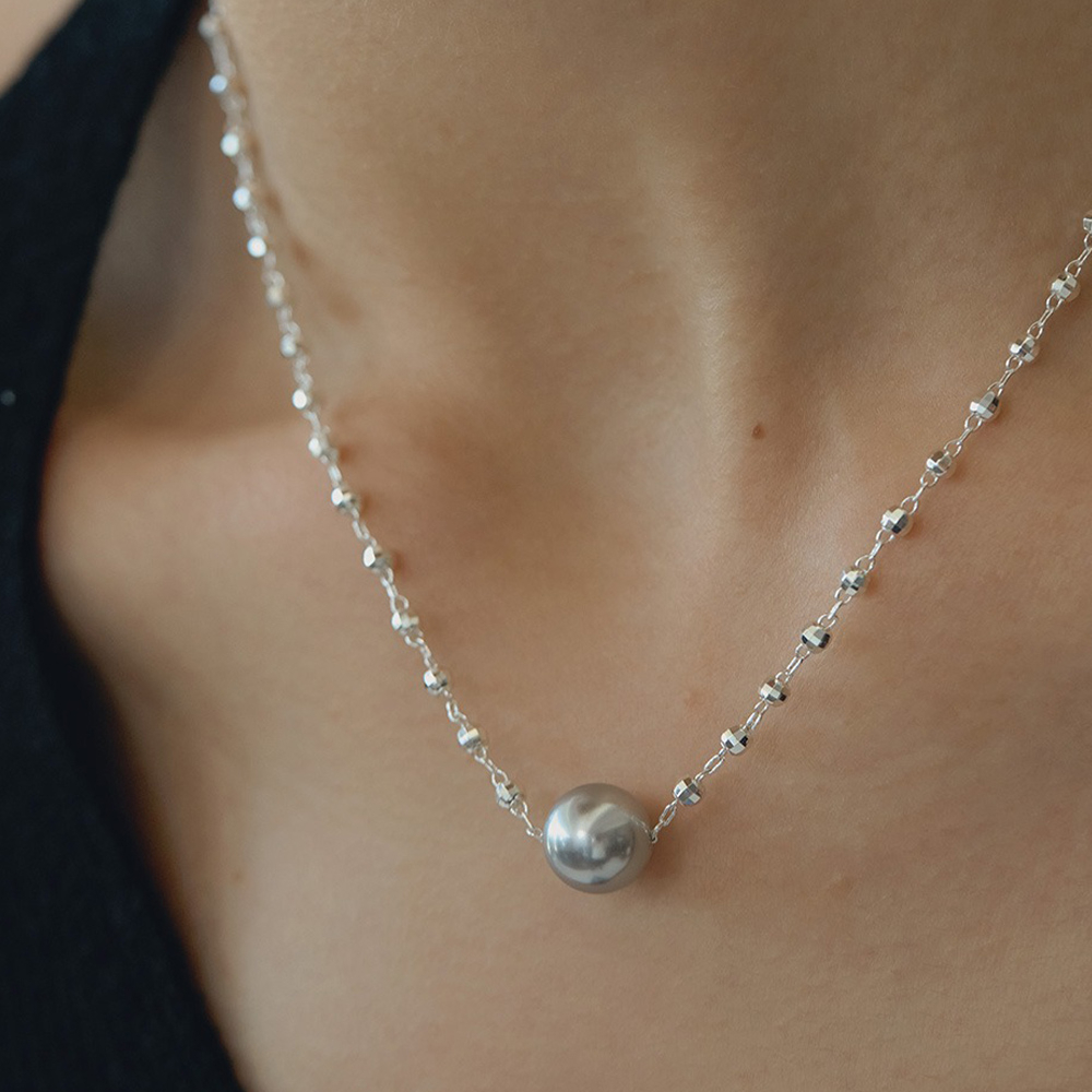 項鍊 女飾品 女生項鍊 銀項鍊 珍珠項鍊 閨蜜項鍊 18k金項鍊 韓國項鍊 鎖骨項鍊 女生禮物 送禮 交換禮物 186