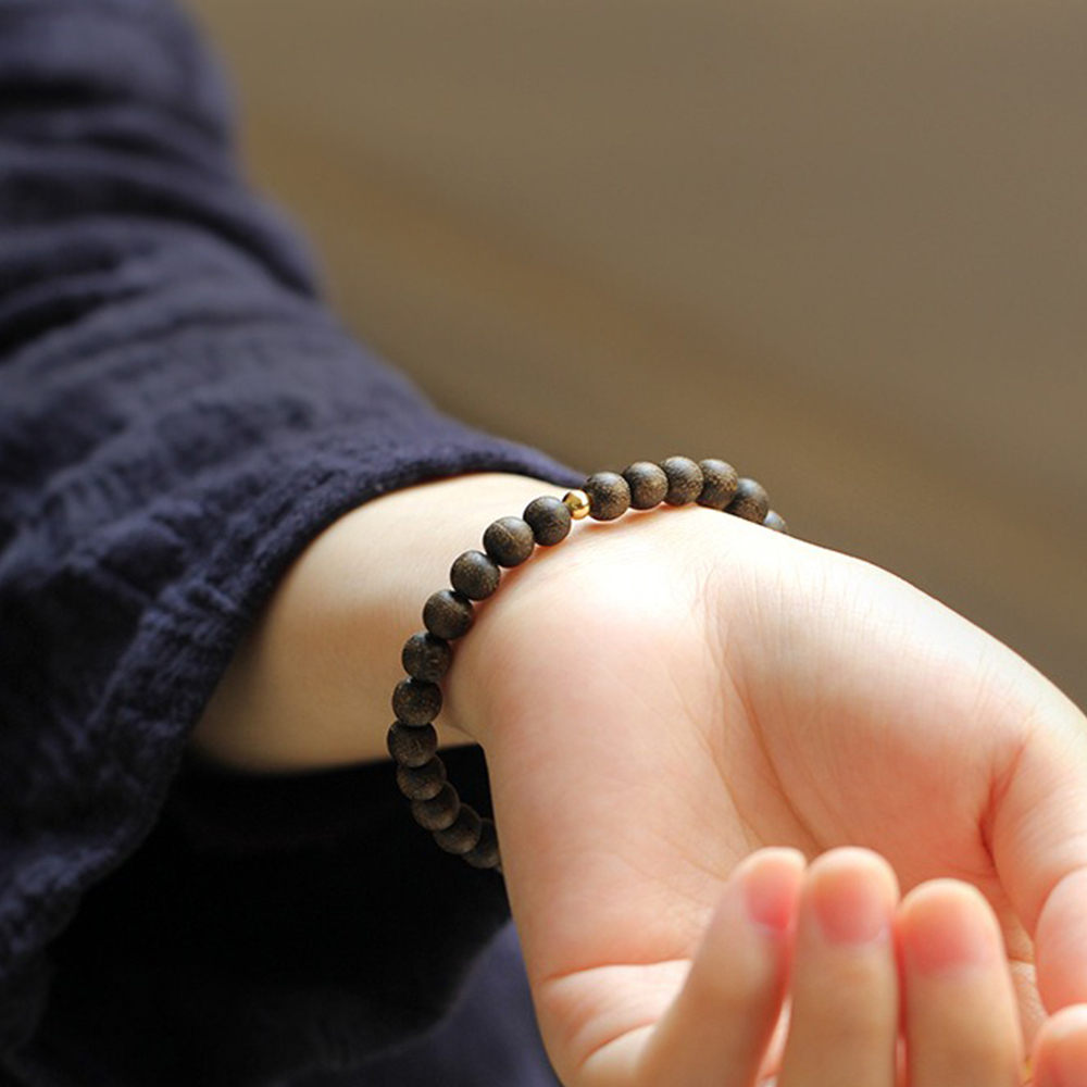 手鍊 手環 手鍊串珠 女手鍊 手串 天然沉香手串 和田玉手串 烟紫和田玉 招財手鍊 手珠 佛珠手鍊 生日禮物 105