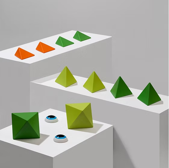 Trido 磁力積木 初階組 12PCS - 綠野迷蹤(Jungle)