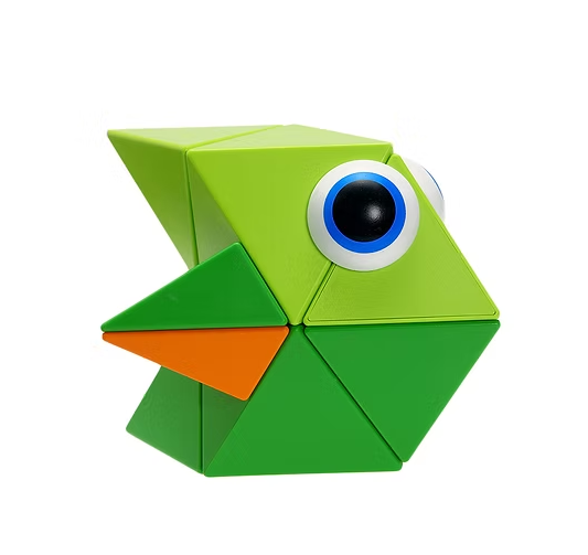 Trido 磁力積木 初階組 12PCS - 綠野迷蹤(Jungle)