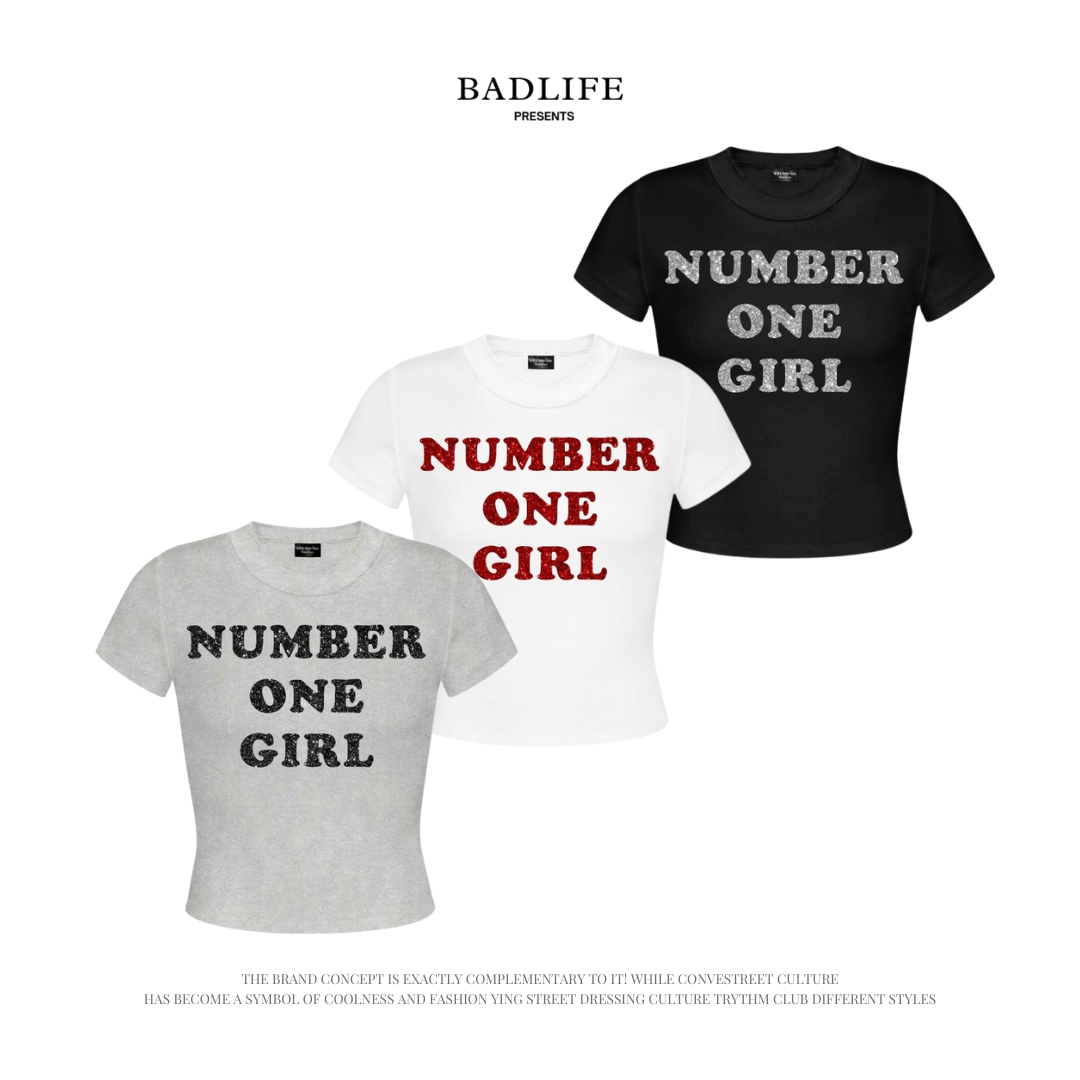 Number One Girl」短版上衣