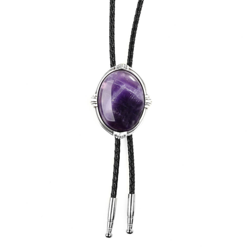 寶璽圓系列 真皮皮繩 保羅領帶/Bolo Tie/美式領帶 - 新品