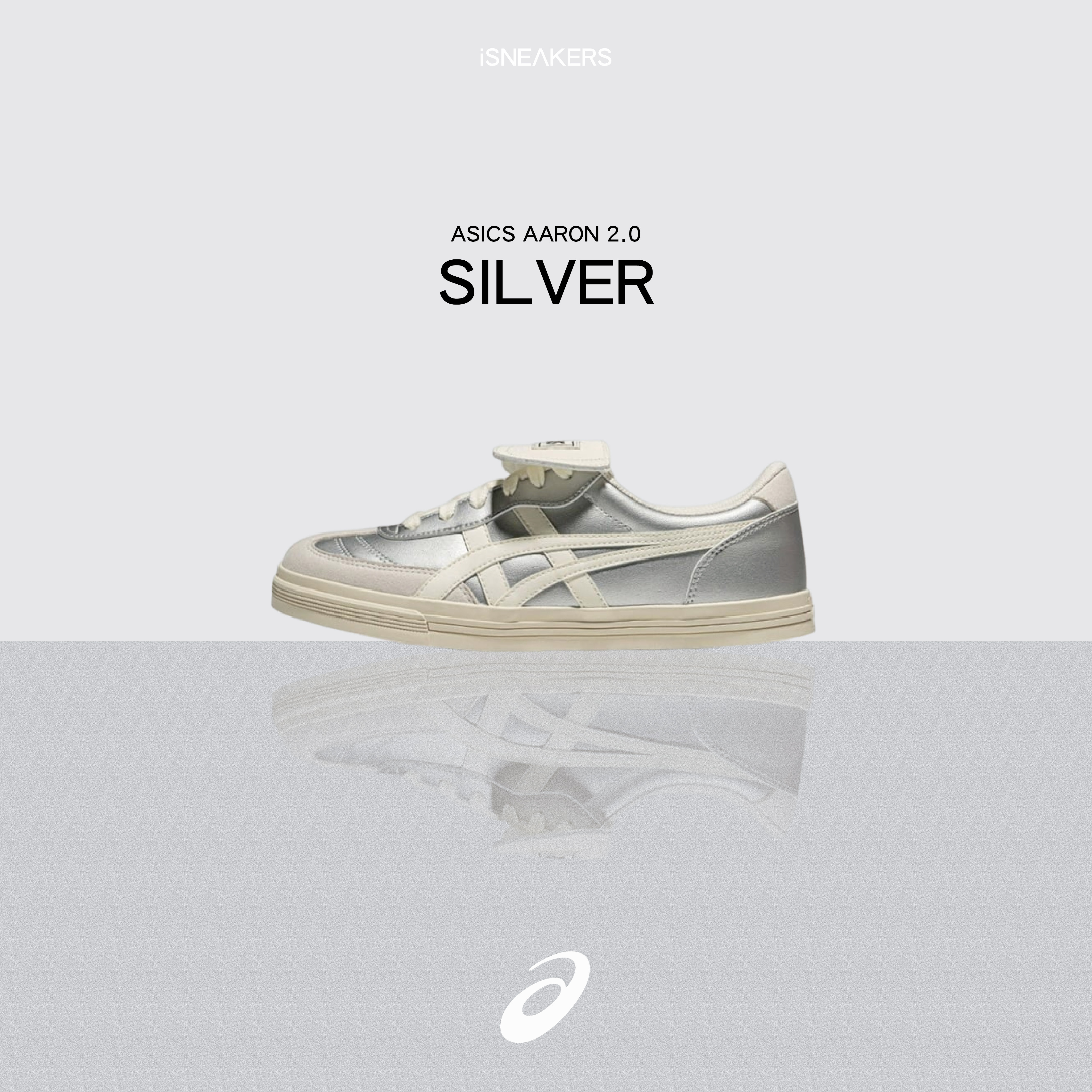 iSNEAKERS｜Asics Aaron 2.0 "Silver" 液態銀 1203A720-020