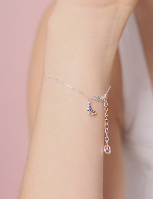 【925純銀】簡約餐點系手鍊