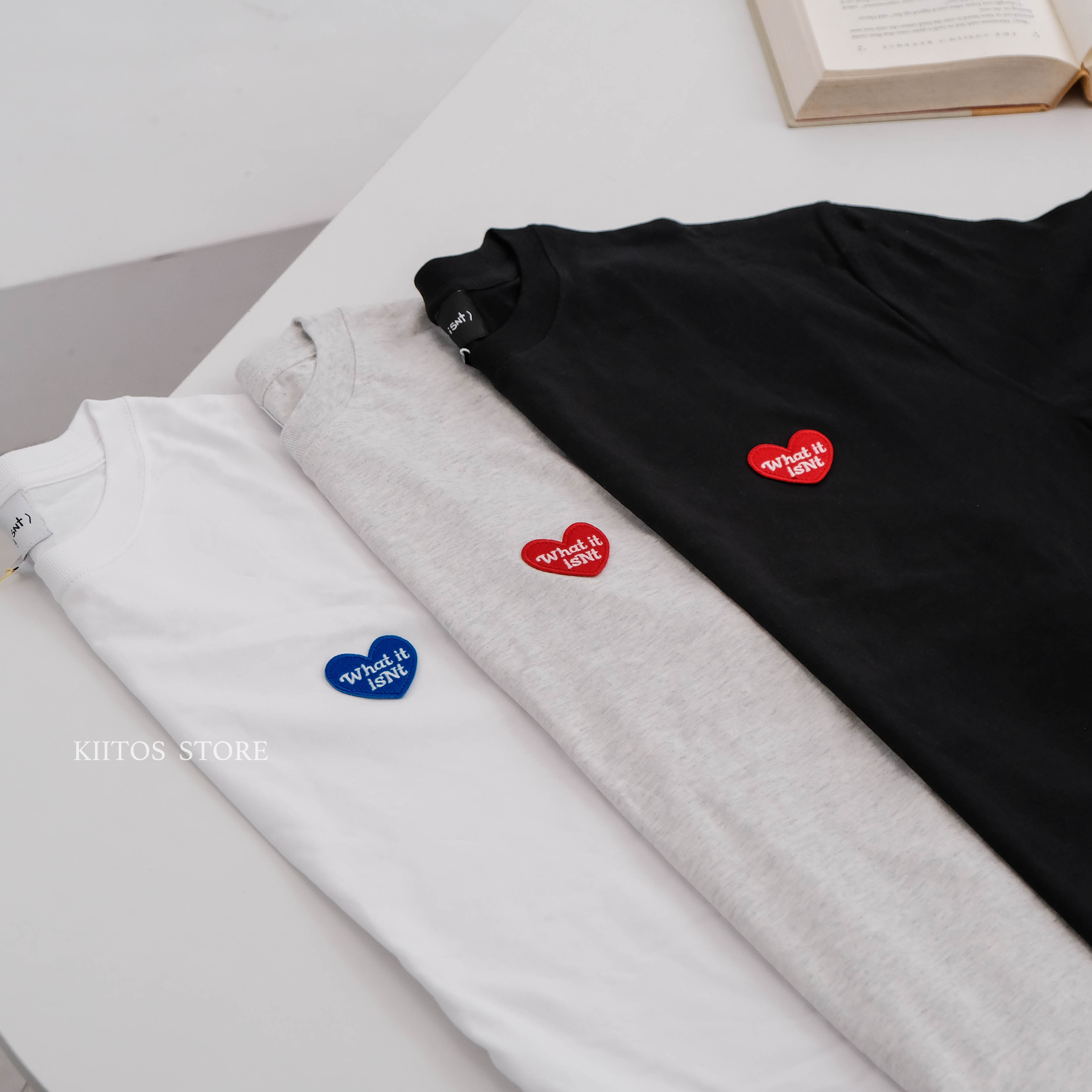 現貨 韓國代購Mark Gonzales (What it isnt) 愛心刺繡布標