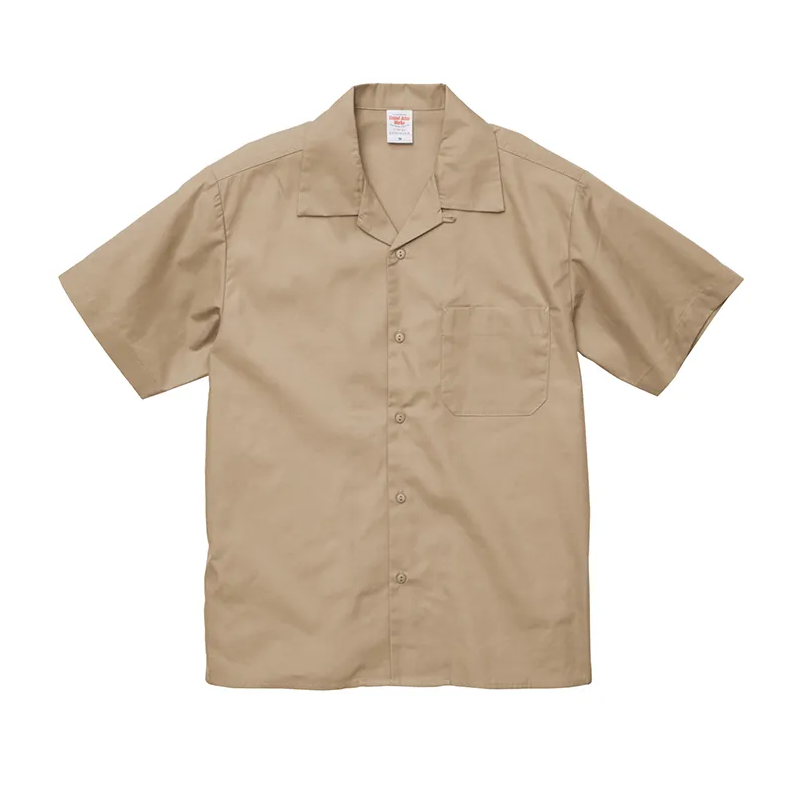 United Athle UA T/C 開襟口袋襯衫 棕色(3175901-747)