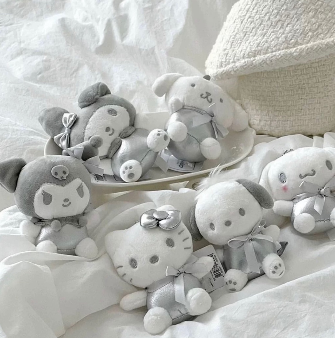 #韓國連線預購 韓國限定 銀色三麗鷗 吊飾