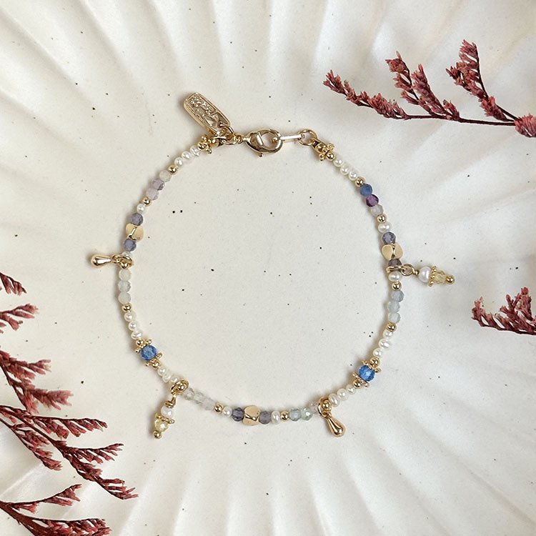 生日花 • 貳月拾貳 • 沙洲草 – 菫青石 – 手鍊