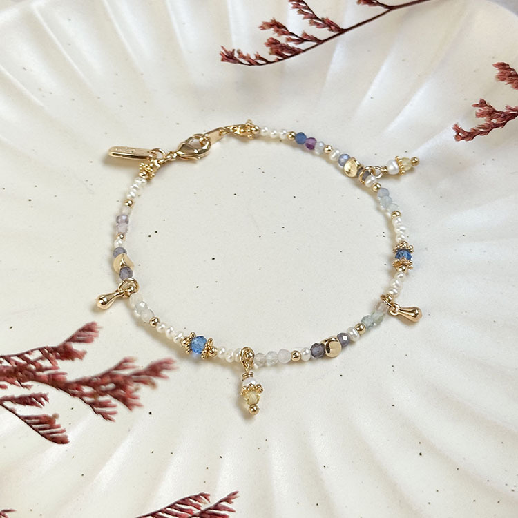 生日花 • 貳月拾貳 • 沙洲草 – 菫青石 – 手鍊