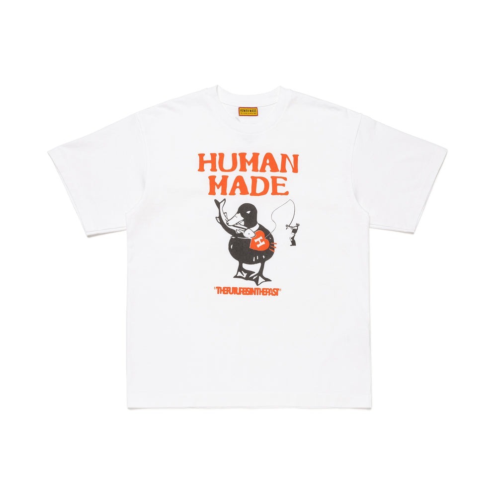 2025SS HUMAN MADE GRAPHIC T-SHIRT 釣魚 鴨子咬魚 短T 現貨 HM29TE026