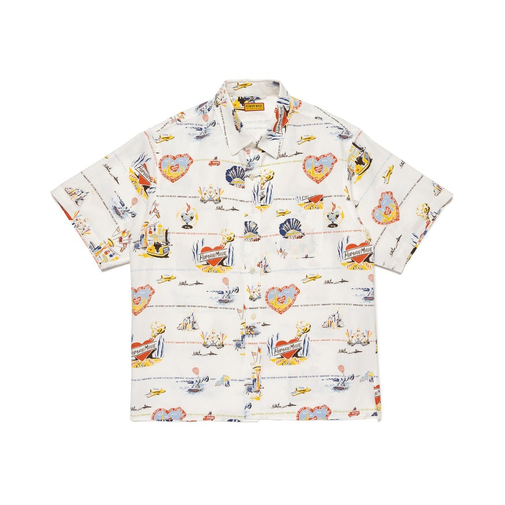 2025SS HUMAN MADE PRINTED SHIRT 滿版 夏威夷 復古 短袖 襯衫 現貨 HM29SH017