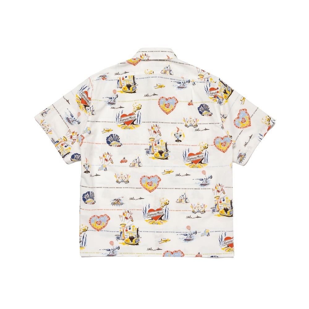 2025SS HUMAN MADE PRINTED SHIRT 滿版 夏威夷 復古 短袖 襯衫 現貨 HM29SH017
