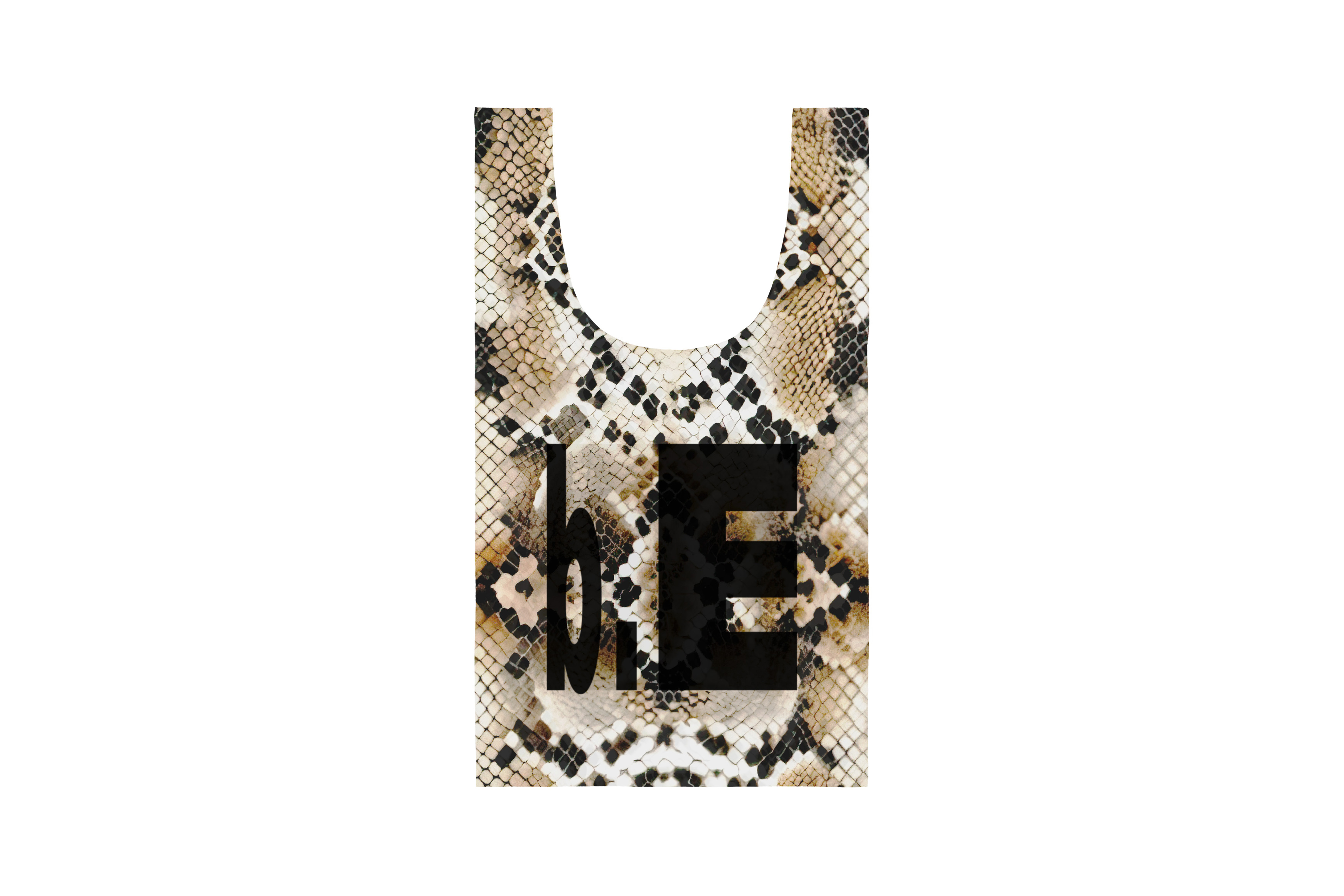 b.Eautiful "Snake XL Reusable Bag" (Snake / Black)