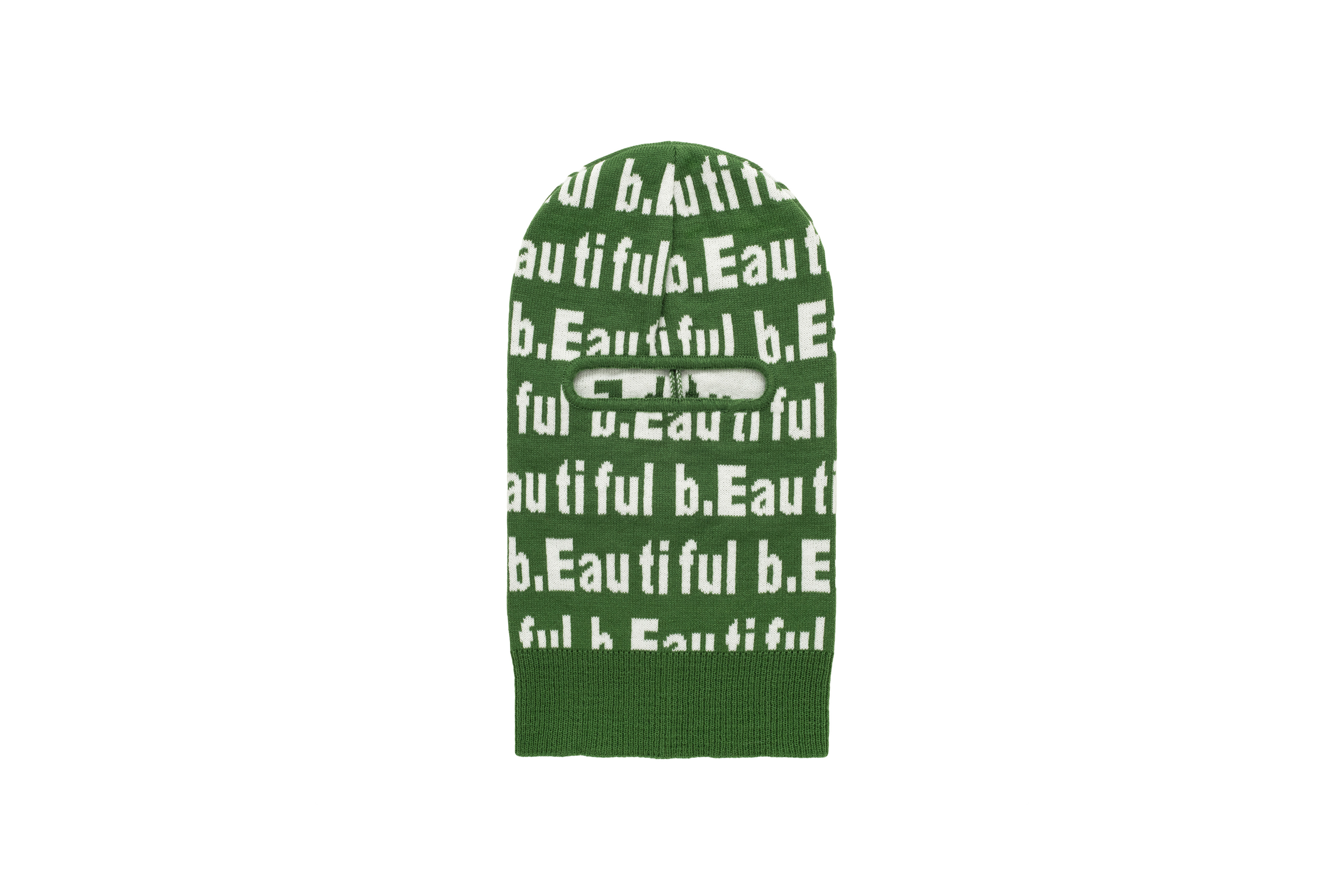 b.Eautiful "Logo Ski Mask" (Green)