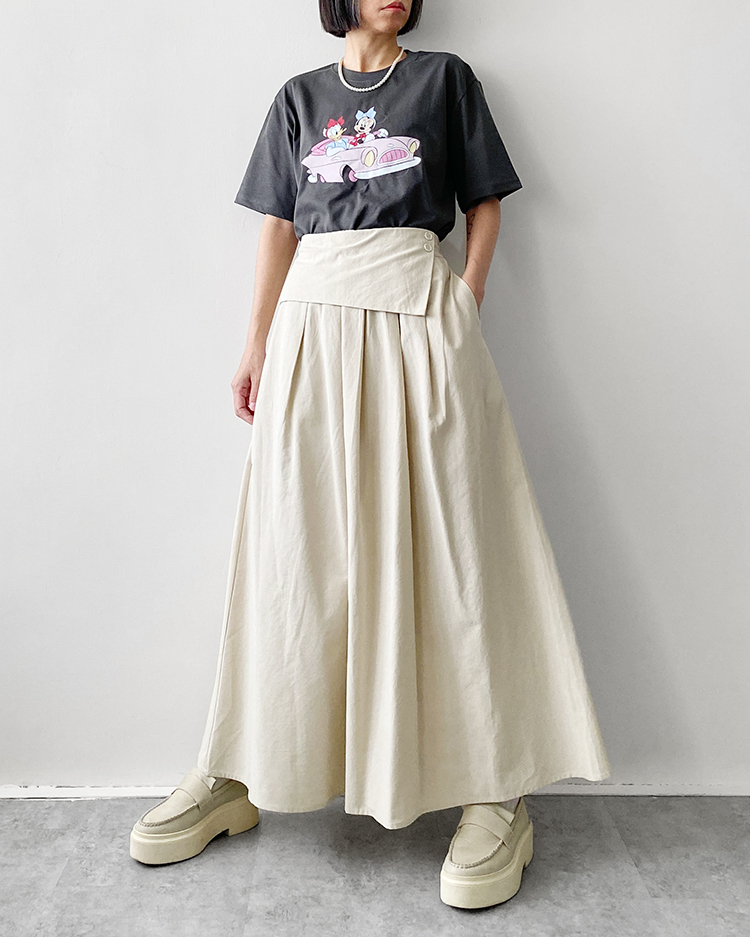 MFS-2712 反折設計長裙