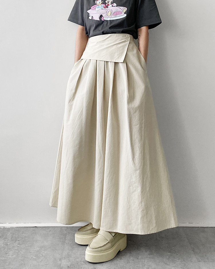 MFS-2712 反折設計長裙