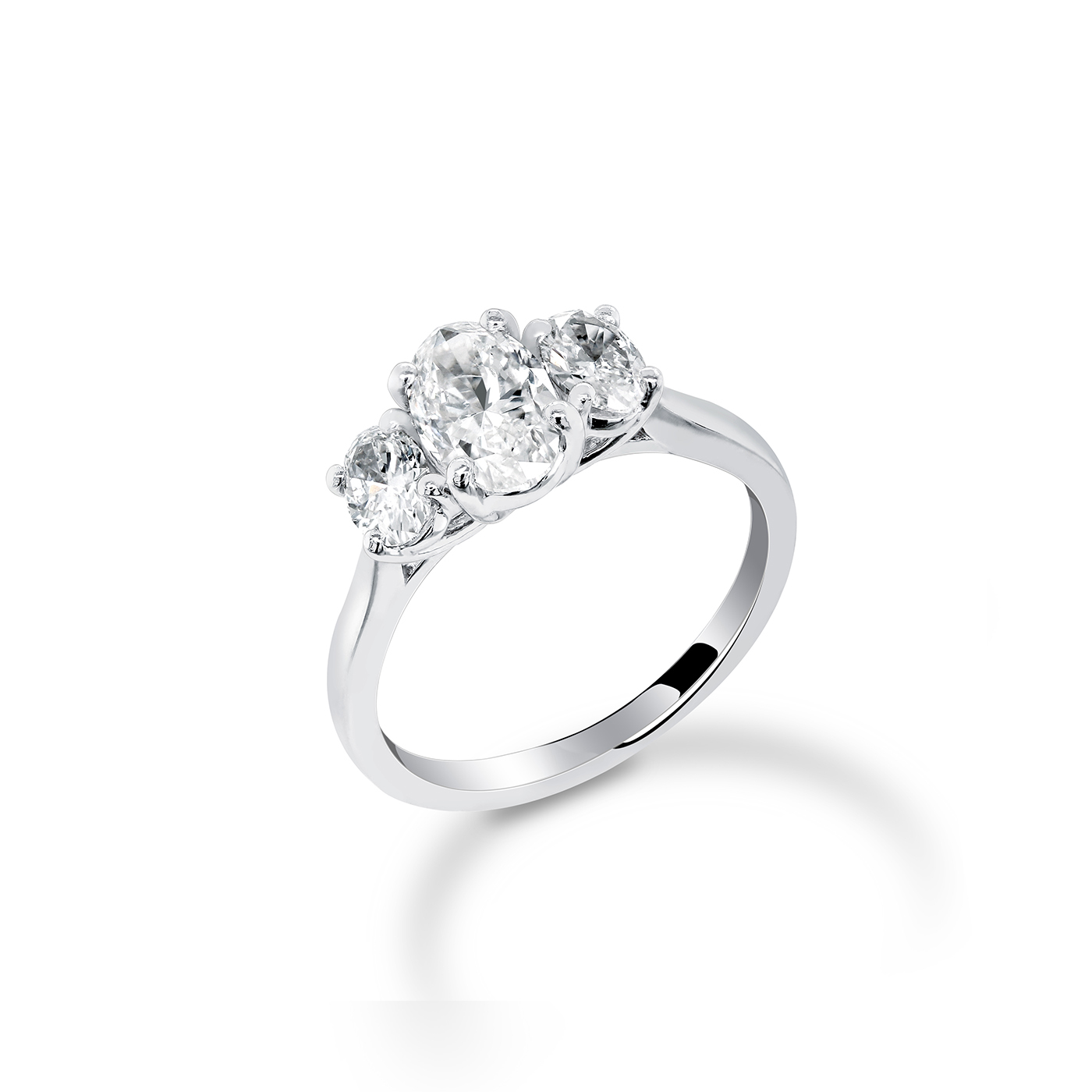 愛之環 － GIA1克拉鑽石戒指