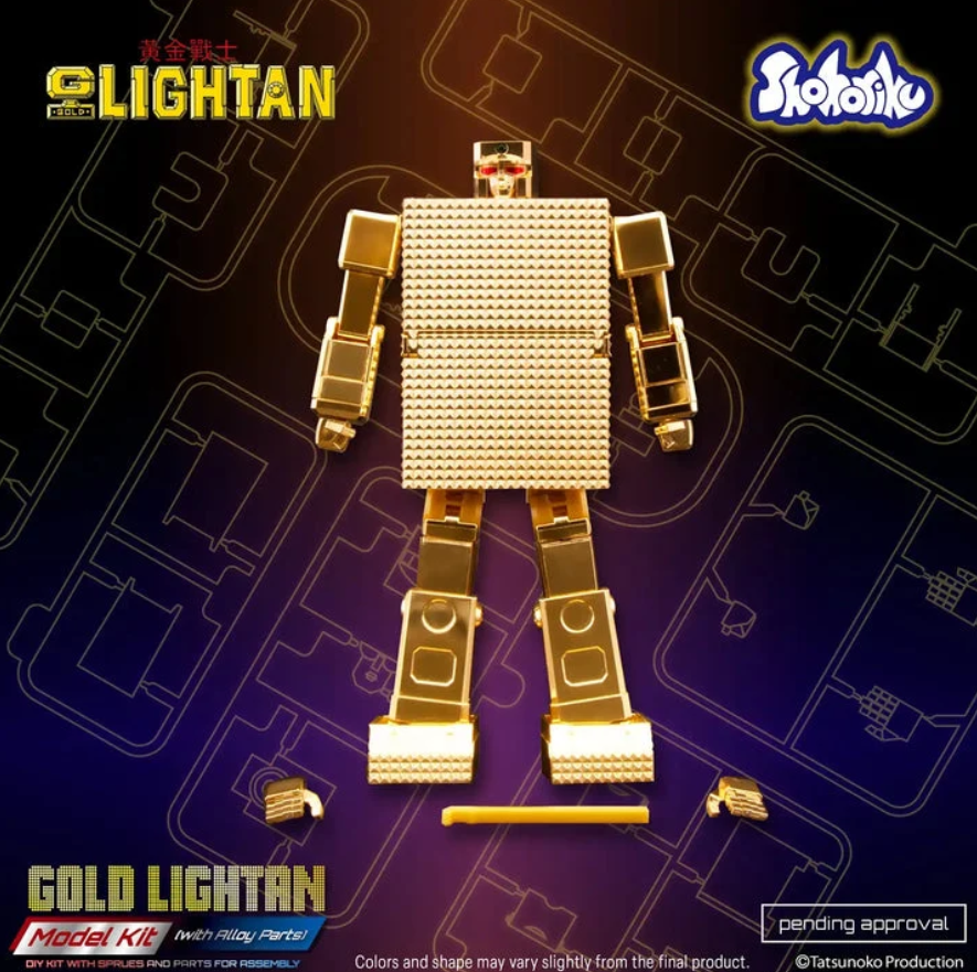 SHOHORIKU Gold Lightan Model Kit ( with Alloy Parts )