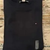[S] TOMMY HILFIGER OMMY HILFIGER LADIES LONG SLEEVE CREWNECK FAVORITE T-SHIRT,NAVY, 76J4889-410 (STH1111)