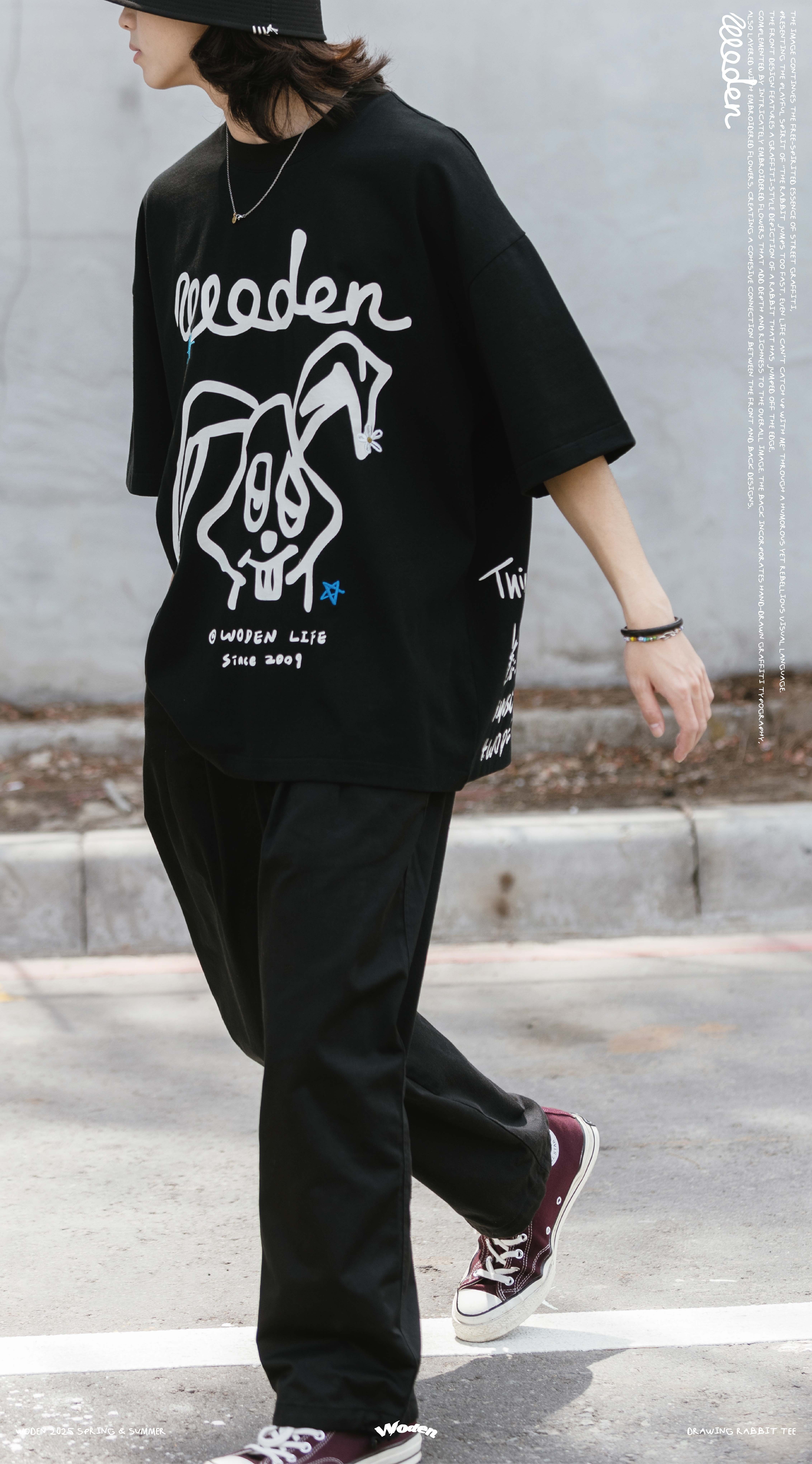 Woden Drawing Rabbit Tee