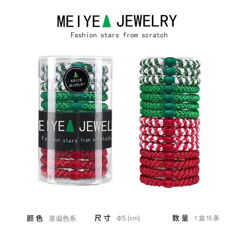 頭繩 髮圈 髮飾 聖誕節色系 頭飾 馬尾髮圈 高彈力 加粗髮圈 綁頭髮 女生髮飾 皮筋 髮繩 不易掉 百搭 禮物 059