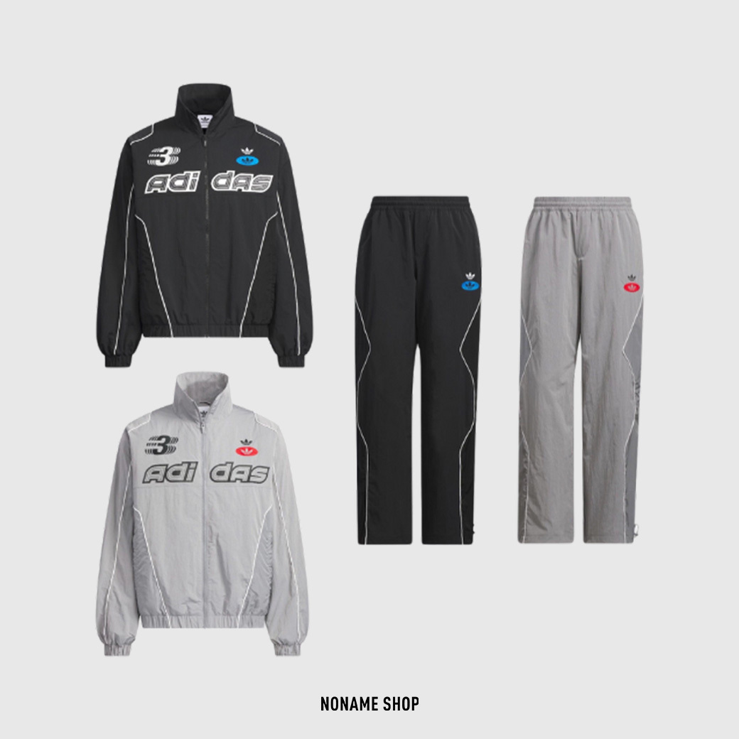 ADIDAS ORIGINALS 復古 賽車風 防風 透氣 立領 外套/褲子 兩色 (男款)