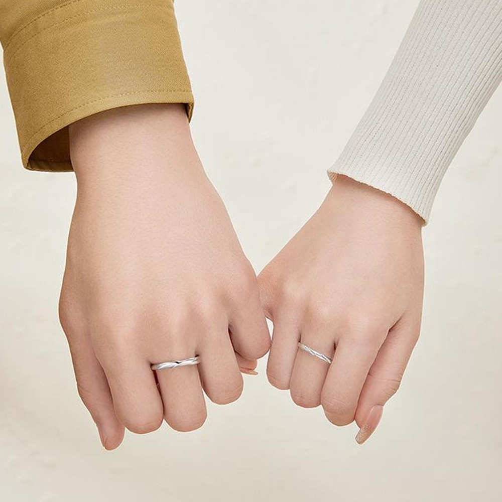 戒指 戒指男 戒指女生 情侶戒指 戒指盒 925 純銀戒指 可調式戒指 婚禮小物 女生禮物 七夕禮物 女友禮物 002