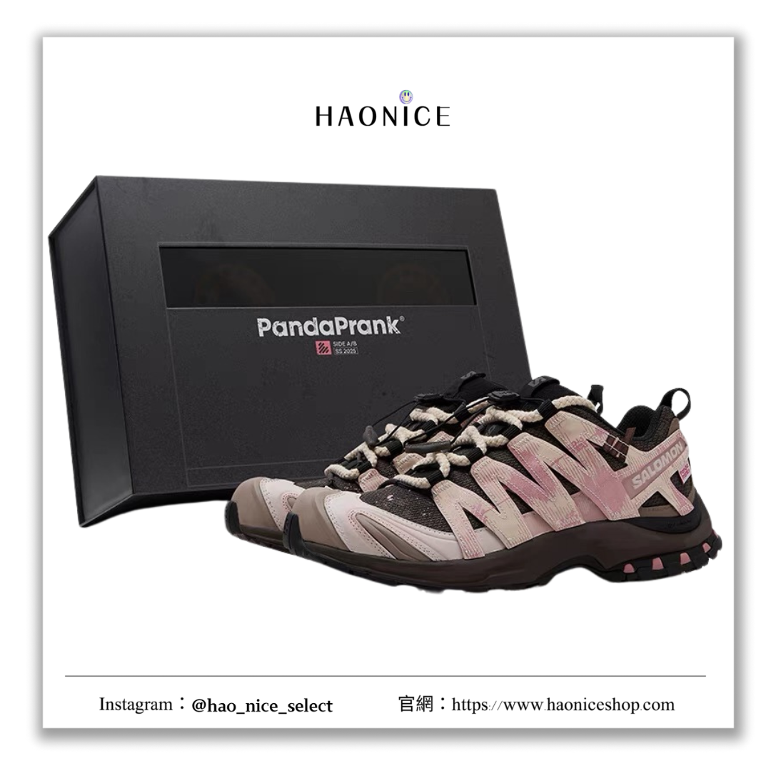 【HAO NICE】熊貓惡作劇系列 ❗️配合FAKEBUSTERS驗鞋 ❗️ SALOMON薩洛蒙 XA PRO 3D 告白聲跡系列 獨白訂製 低筒越野慢跑鞋🔥