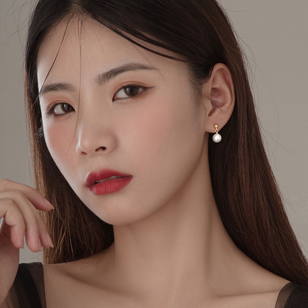 s925銀 飾品 耳環 天然珍珠 女生飾品 貝珠耳釘 2022年秋冬耳環 復古耳環 抗過敏耳環 小眾高級感耳 001