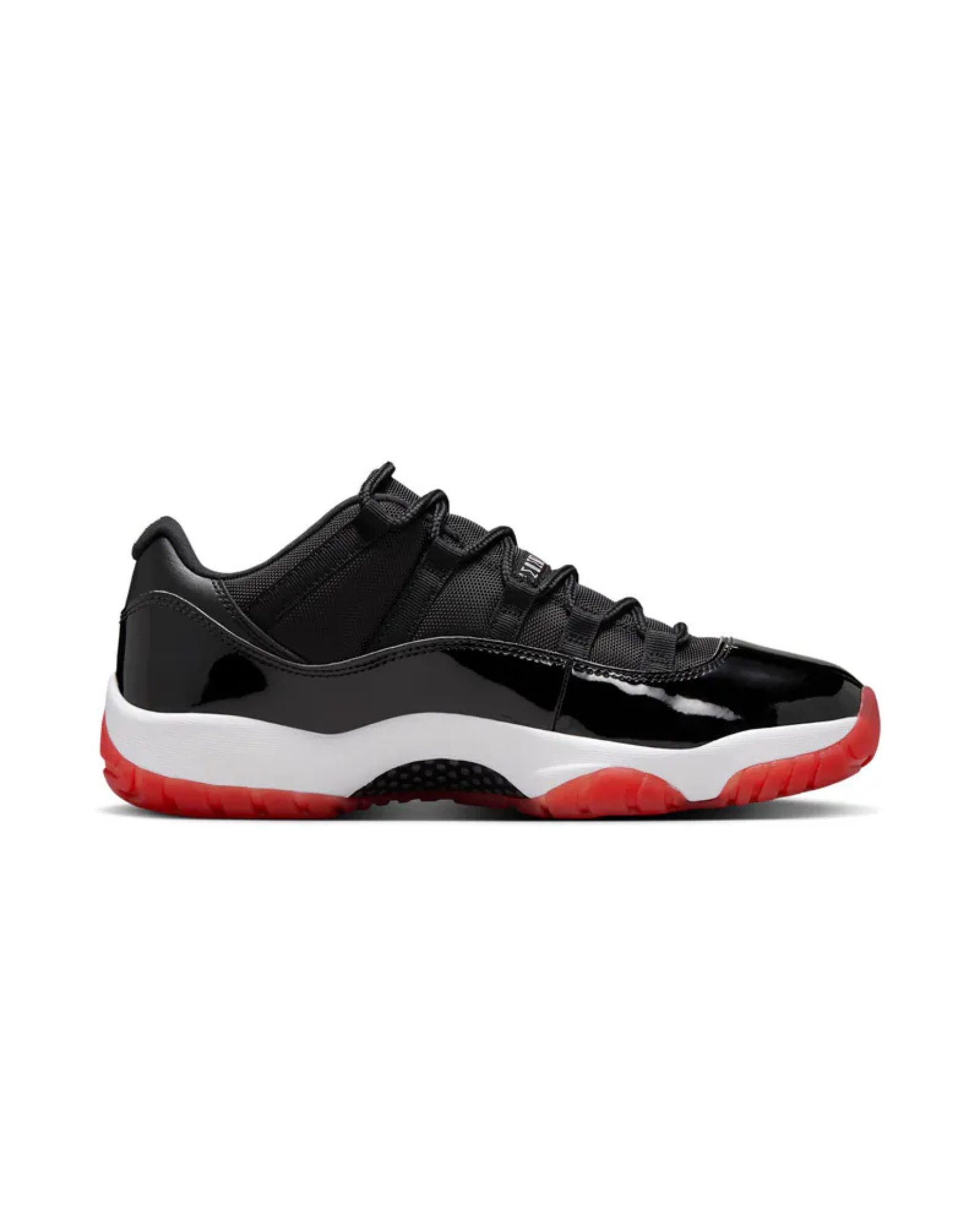 Air Jordan 11 Low "Bred" 2025 經典回歸 黑白紅 男鞋 FV5104-006