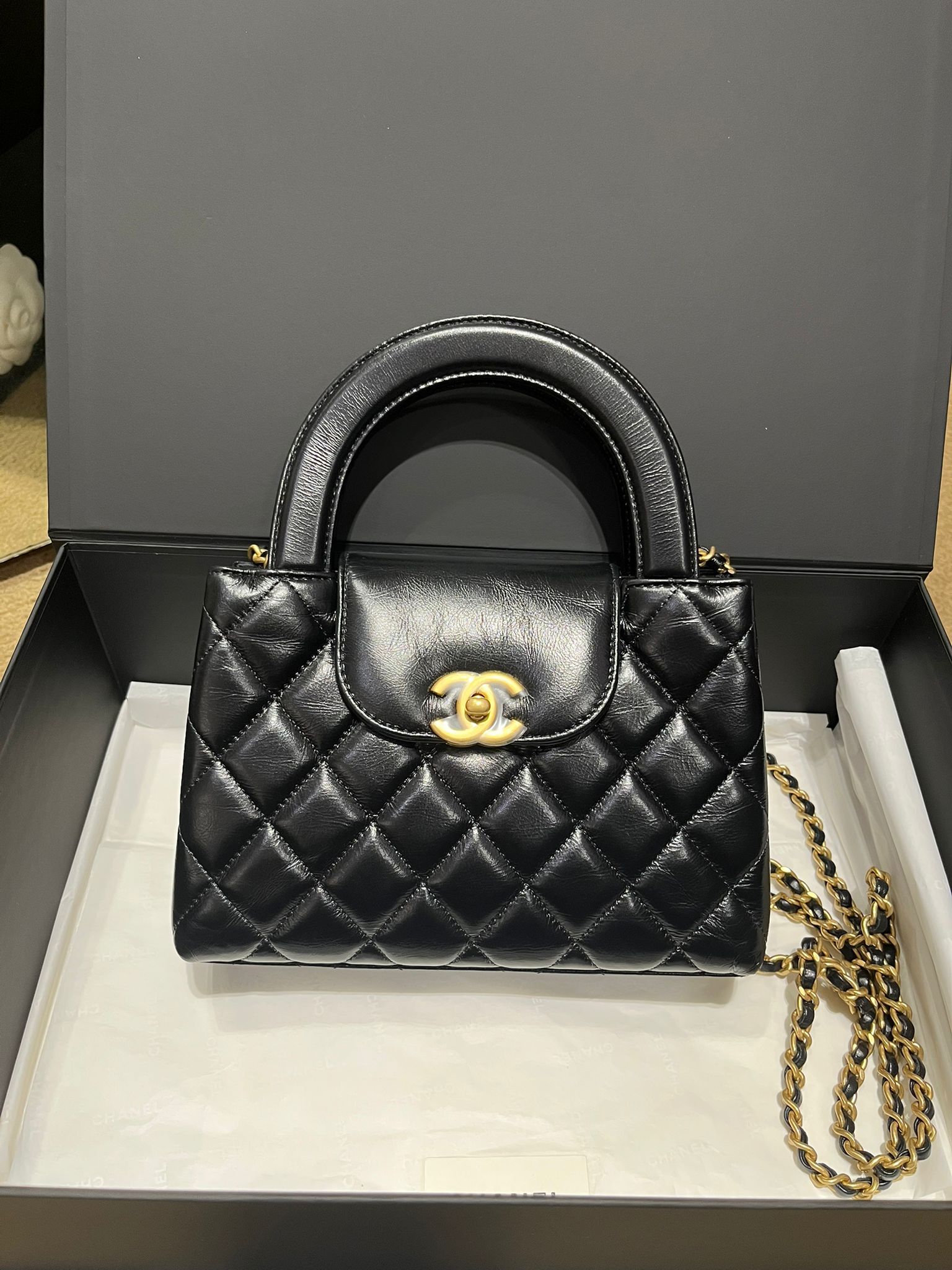 Chanel Kelly 黑金 （閒置品）