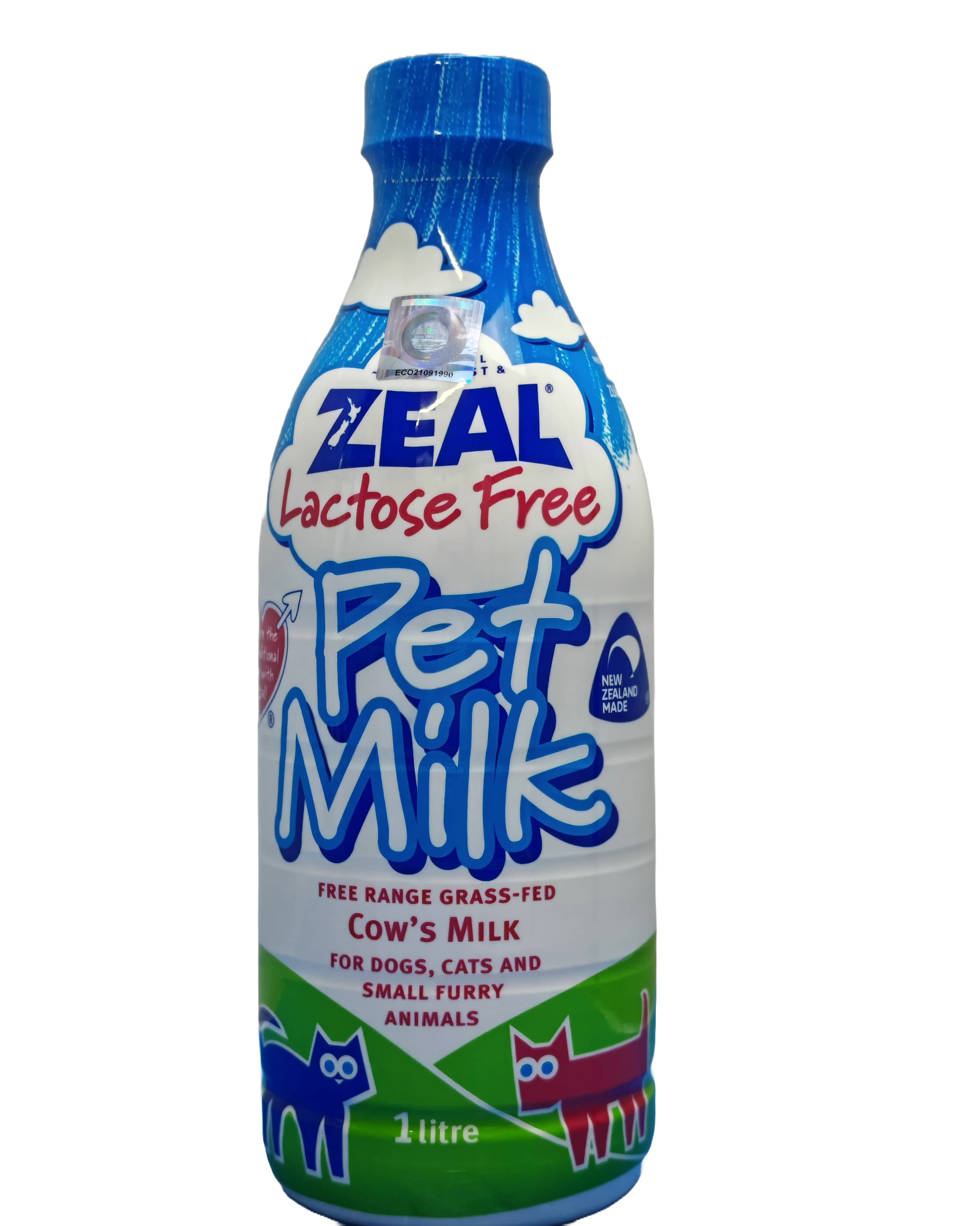 Zeal  新西蘭全脂營養牛奶(不含乳糖)1000ml 貓狗營養食品