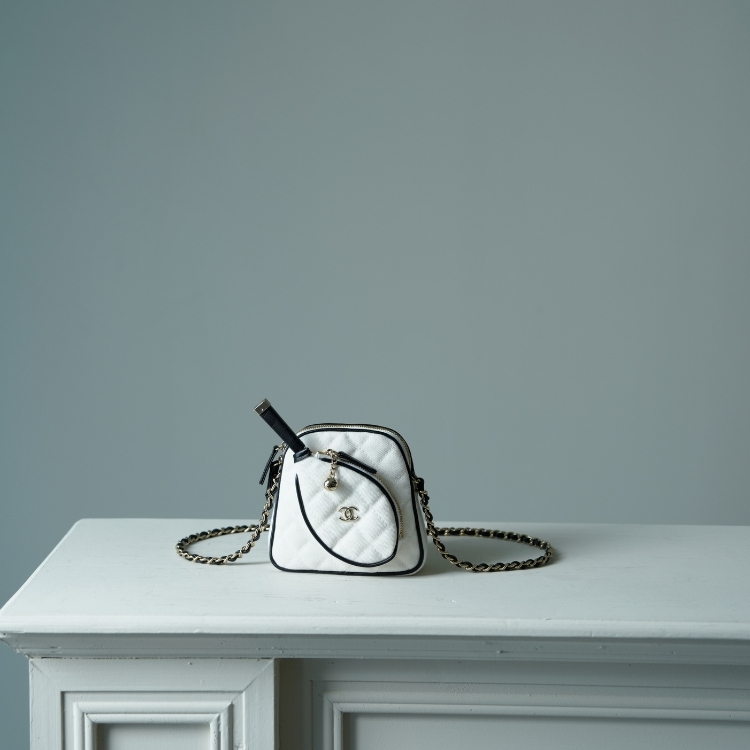 Chanel 白色網球拍 Mini包