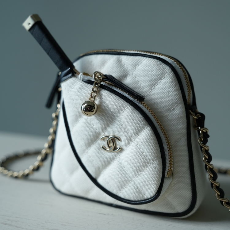 Chanel 白色網球拍 Mini包