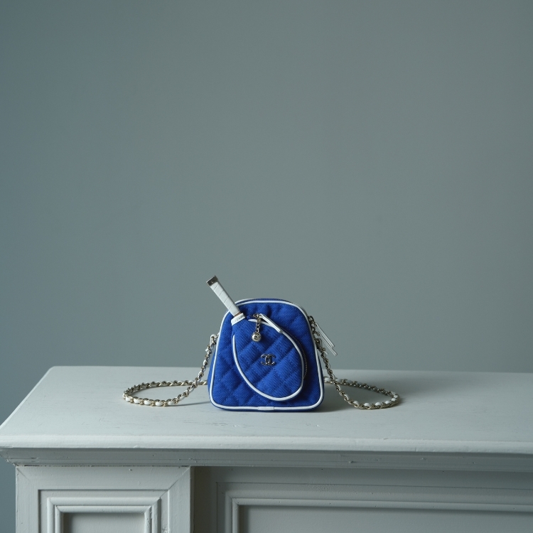 Chanel 藍色網球拍 Mini包