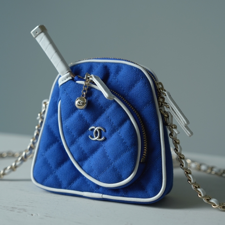 Chanel 藍色網球拍 Mini包