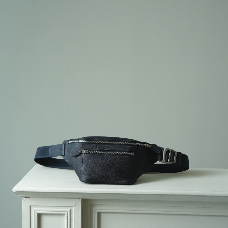 Hermès Cityslide 黑色腰包