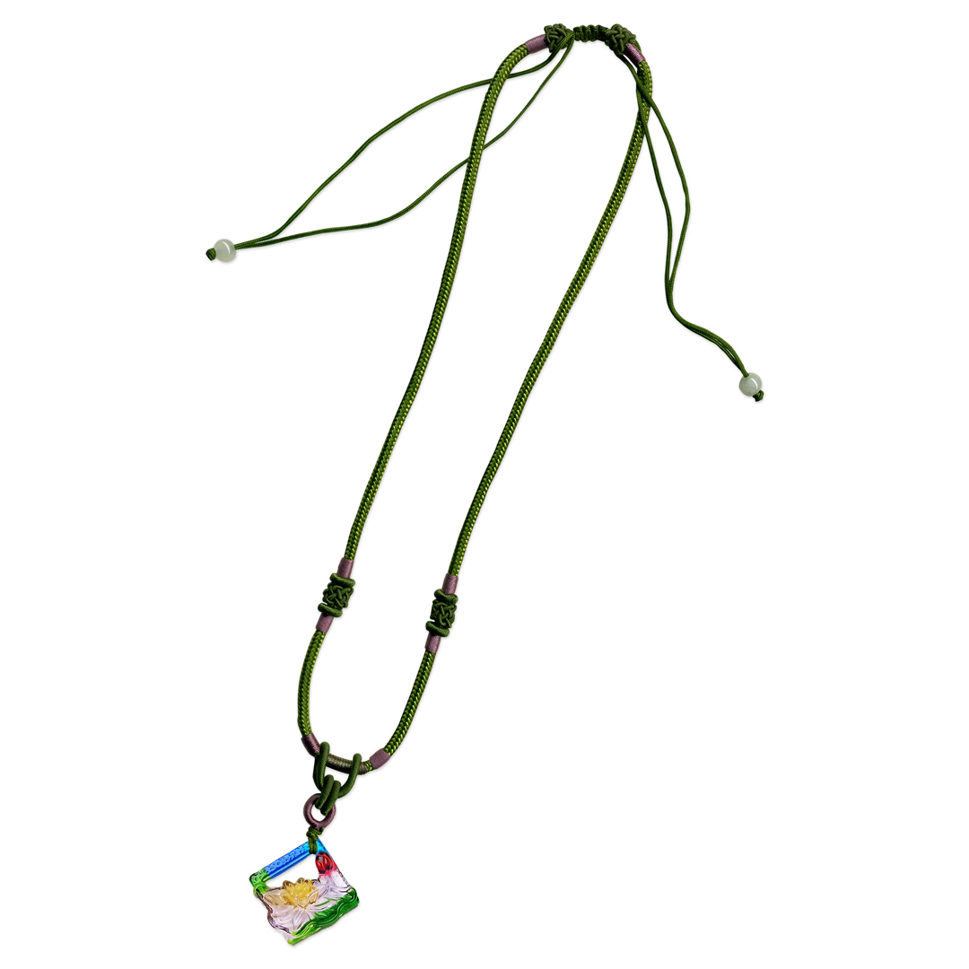 居家開運｜窗荷 琉璃項鍊