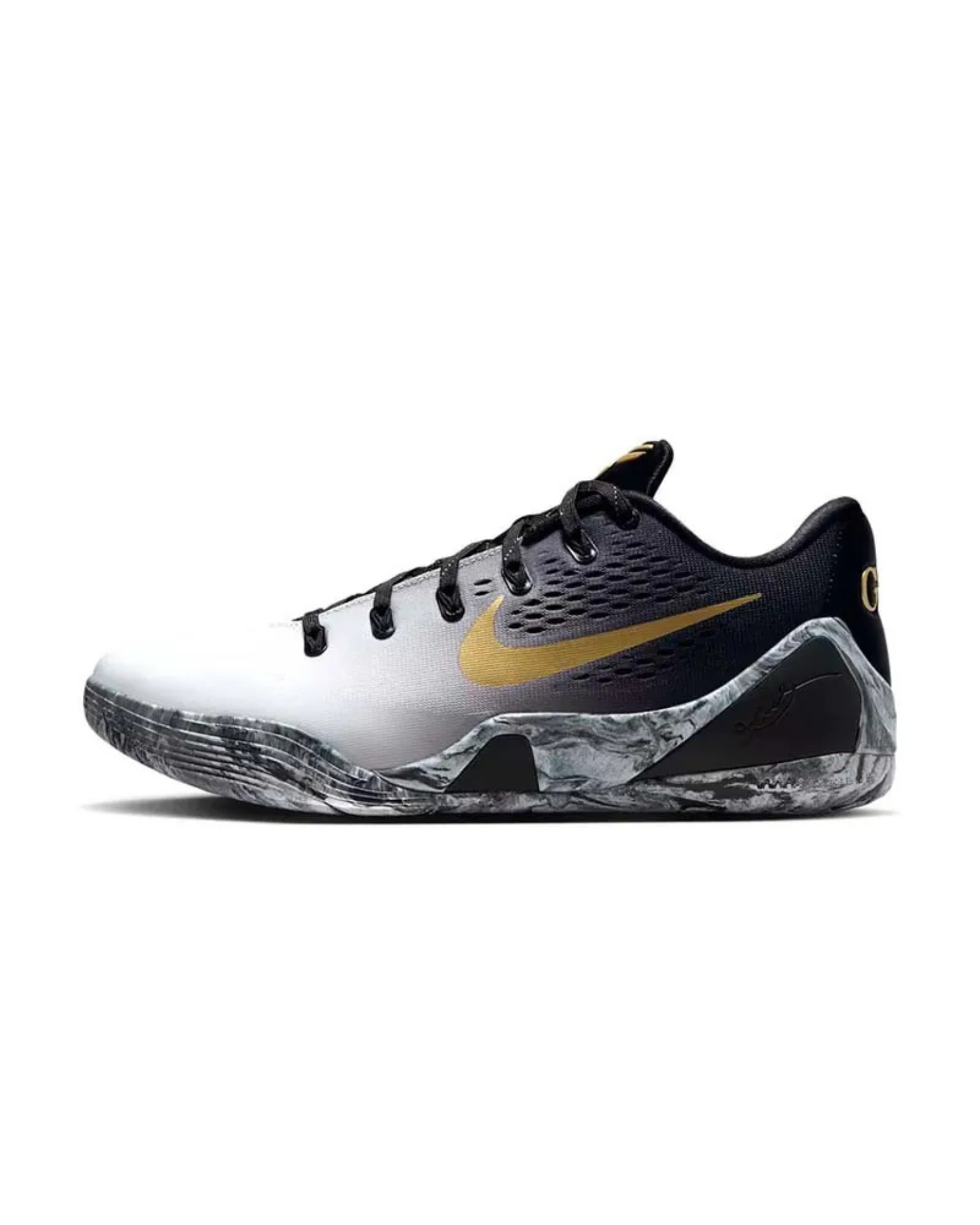 Nike Kobe 9 EM Low Protro Mambacita 低筒 籃球鞋 黑白漸層 男鞋 FZ7333-002