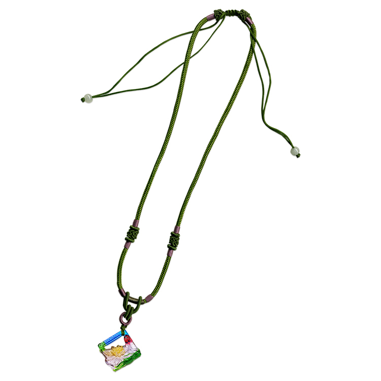 鹿港窯禮品館|居家開運|窗荷  琉璃項鍊