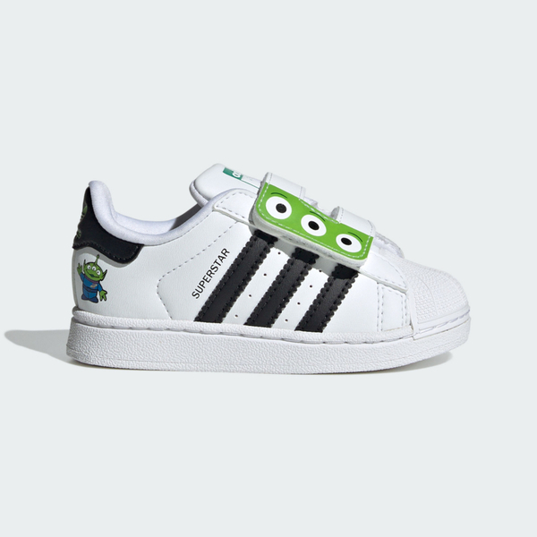 Adidas Superstar Ii Cf I JI0090 小童 嬰幼童鞋 運動休閒鞋 玩具總動員 魔鬼氈 白黑