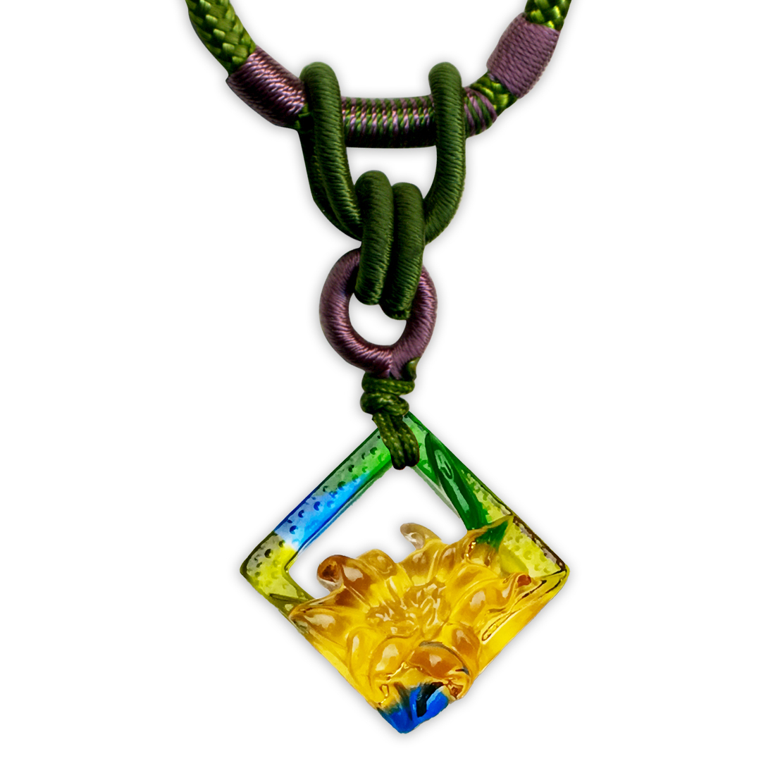 居家開運 ｜百合 琉璃項鍊