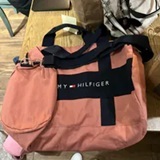 [S] TOMMY HILFIGER BLUE 69JA795 TOMMY LOGO CANVAS DUFFEL, 197735858973 (STH1191)