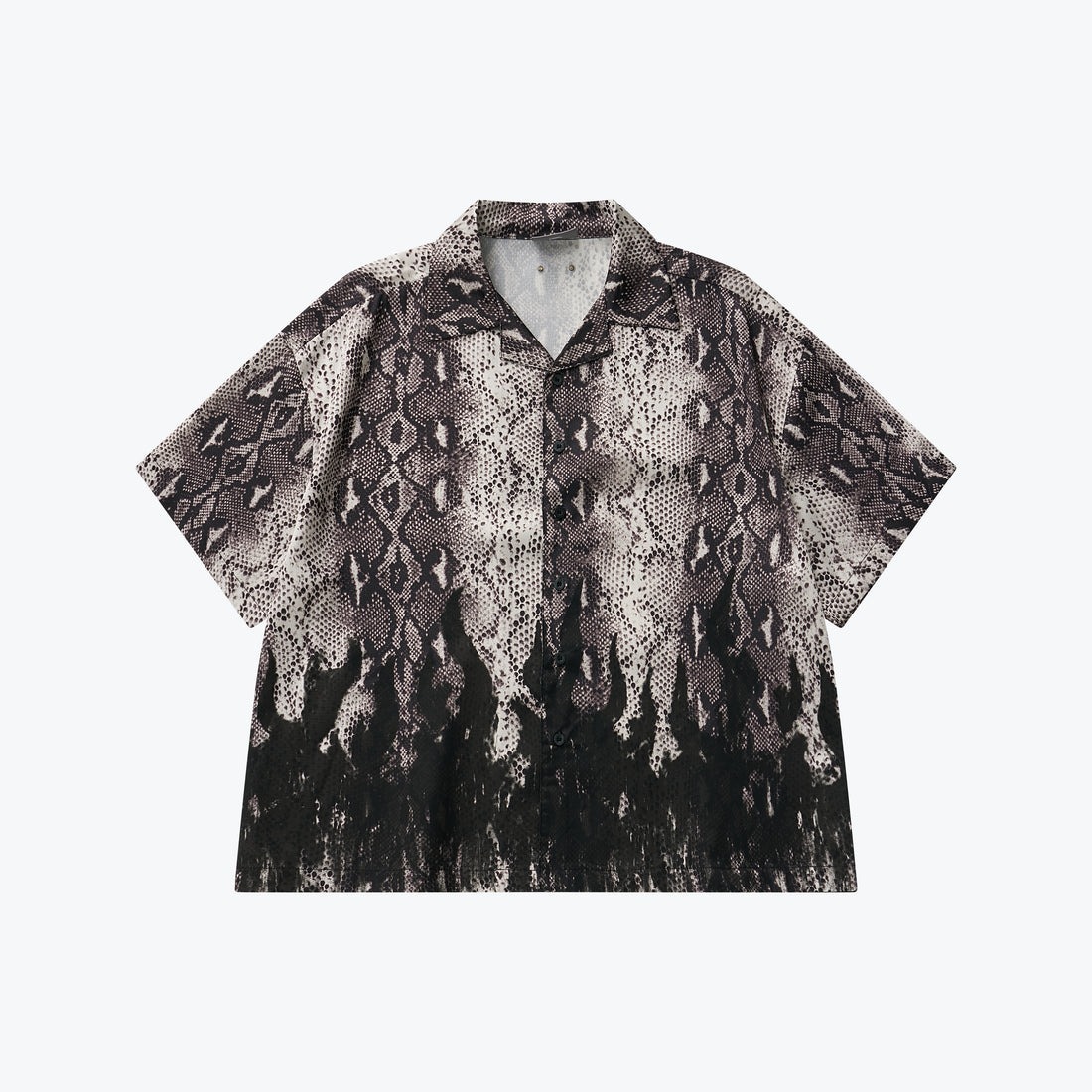 SENSE Snake Print With Flame Shirt