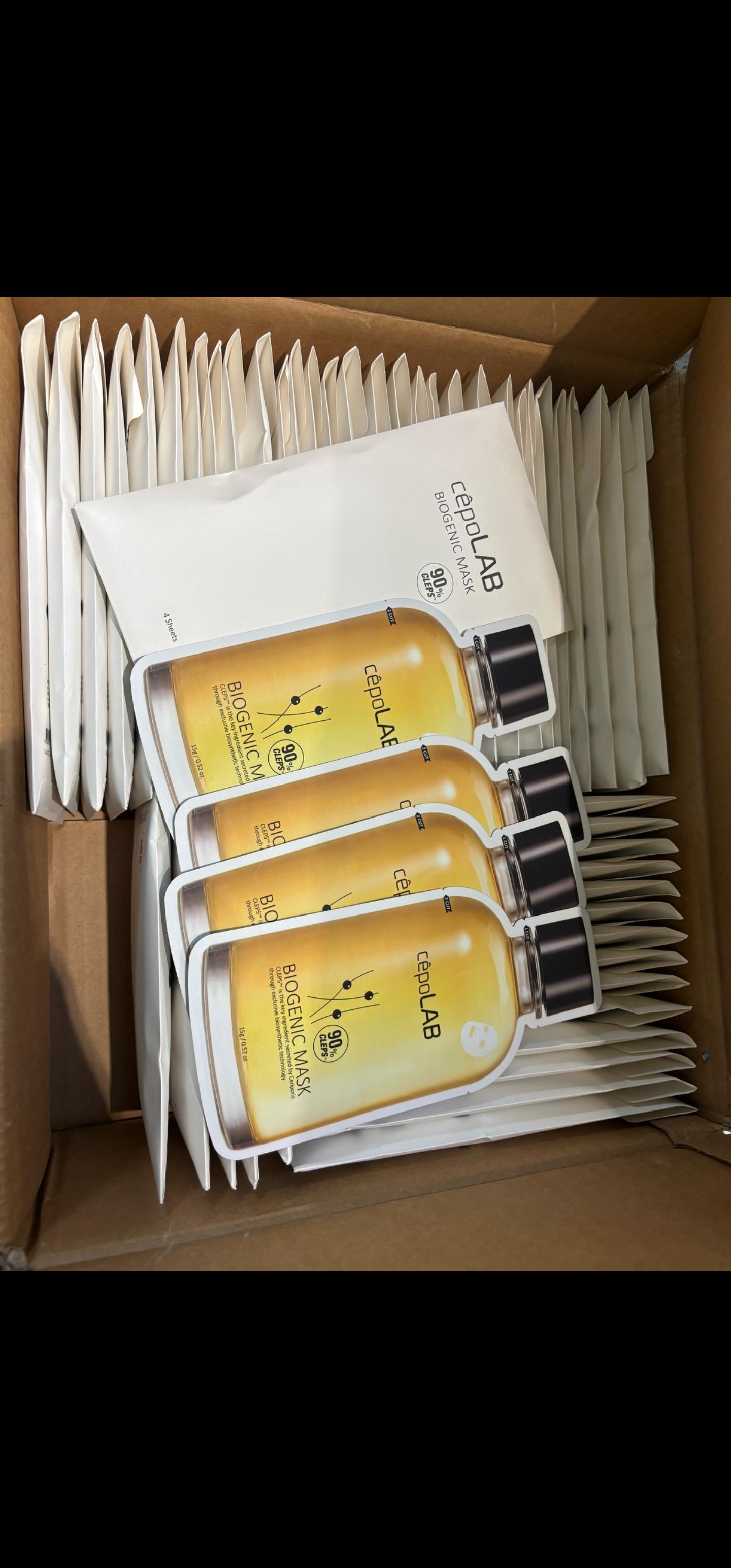 Cd6711   韓國CepoLAB 90%生物精華水(90%臭水) |精華面膜 4 片