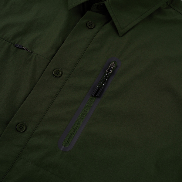 NCAA 短袖 MICHIGAN 軍綠 彈性 機能 短袖襯衫 男 7325147572