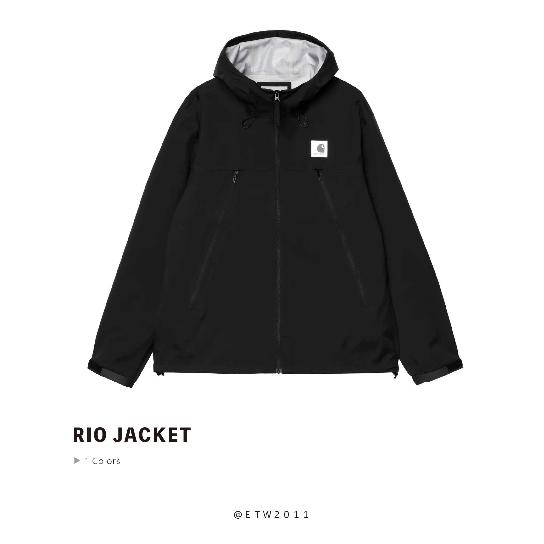 ☆ETW☆【EASY TO WEAR】CARHARTT WIP Rio Jacket 卡哈 歐版 外套 機能 防水 尼龍 秋冬