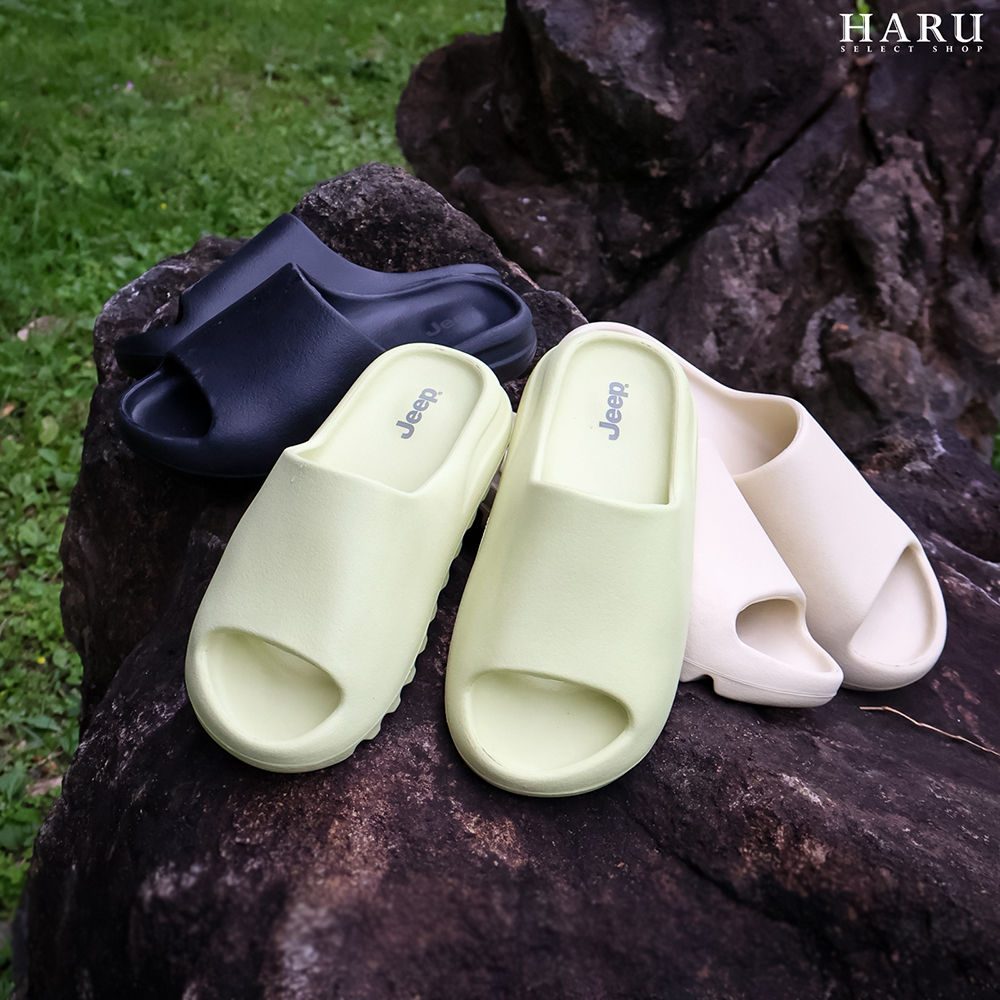 JEEP 防滑 YEEZY slide 平替 鋸齒 厚底 懶人拖鞋 四色 (男/女同款)